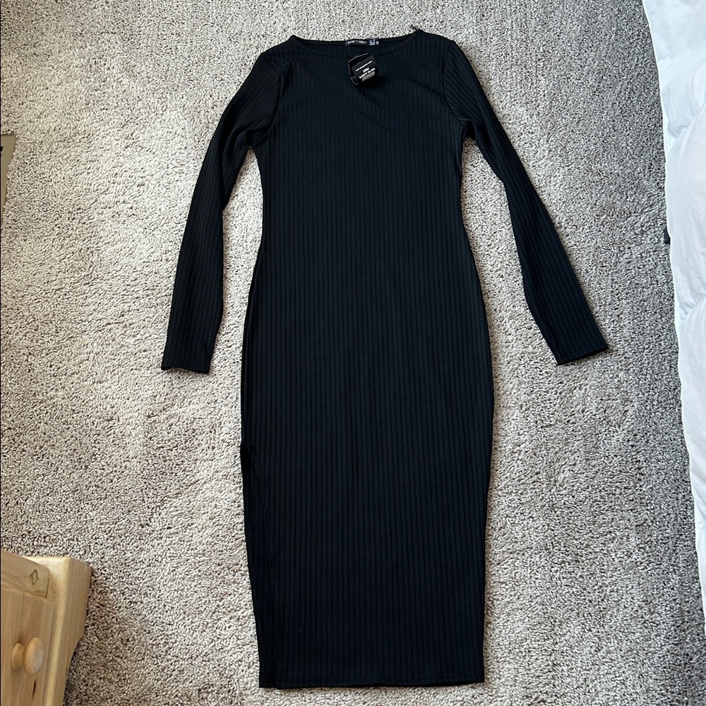 I saw it first body on long sleeve dress